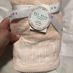 Rae Dunn spring hand towels